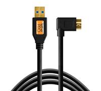 Tether Tools Cable de datos USB TetherPro USB 3.0 tipo A a USB 3.0 micro-B, en ángulo recto 4,6 m