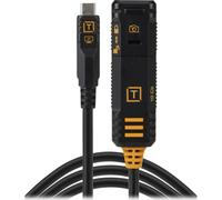 Cable de extensión con bloqueo TetherPro Optima 10G USB-C TetherBoost, 4,8 m, negro