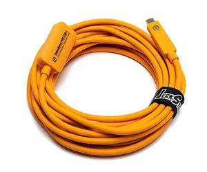 Tether Tools Cable de extensión USB-C TetherBoost Pro para cable USB-C a USB-C Naranja