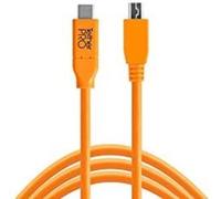 Tether tools cuc2415-org cable usb 4,6 m usb 2.0 usb c mini-usb b nara