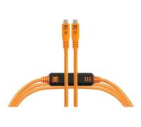 Tether Tools Herramientas TetherPro Optima 10G cable de datos USB-C a USB-C 4,6m naranja