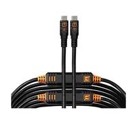 Tether Tools Herramientas TetherPro Optima 10G cable de datos USB-C a USB-C - 9,4 m negro