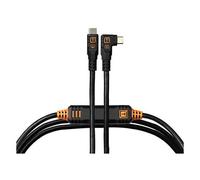 Tether Tools TetherPro Optima 10G USB-C, 4,6 m (15'), recto a derecha negro