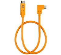 Tether Tools TetherPro cable de datos USB-C a USB-C pigtail en Ã¡ngulo recto 50 cm naranja