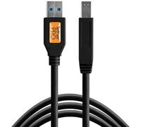 Tether Tools TetherPro Cable de datos USB SuperSpeed para USB 3.0 tipo A a USB 3.0 tipo B - 4,6 metros de longitud