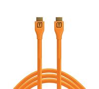 Tether Tools TetherPro Cable de Red HDMI de 2.0 a HDMI 2.0 4.6m Naranja Alta Visibilidad