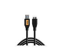 Tether Tools TetherPro - Cable USB 3.0 a Micro-B, 4,6 m, color negro