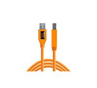Tether Tools TetherPro CU5460ORG - Cable USB 3.0 A-B, 4,6 m, Naranja