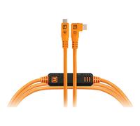 Tether Tools TetherPro Optima 10G USB-C, 1,8 m (recto a ángulo recto), naranja