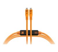 Tether Tools Cable de datos TetherPro Optima 10G con TetherBoost USB-C 3 m (naranja)