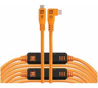 TetherPro Optima 10Gbps Gen 2 USB-C, 9,4 m, recto a derecho, naranja de alta visibilidad