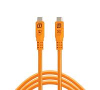 Tether Tools TetherPro Optima - Transferencia de datos exclusiva USB de 10G, cable recto a recto de 1,8 m, color naranja