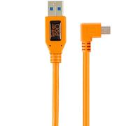Tether Tools TetherPro USB 2.0 a Mini-B de 5 pines Adaptador de ángulo recto "Pigtail", 20 "(50 cm), High-Visibilty Orange | ✅ 10% de descuento