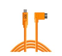 Tether Tools TetherPro USB-C a 3.0 Micro-B Ángulo Recto 4,6m naranja