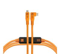 Tether Tools TetherPro Optima 10G USB-C, 4,6 m (15'), recto a la derecha naranja