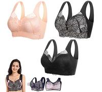 TETHY PrettyHealth Lymphvity Detoxification and Shaping & Powerful Lifting Bra,Sujetador Push up para Mujer (XL,3*G)
