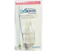 Tetina Estandar Prematuro Dr.Brown's 2u - Flujo lento para bebés prematuros