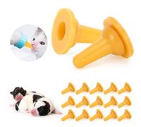 Tetina para biberón para mascotas, 15 piezas de silicona suave para gatos y perros, chupete para alimentación de mascotas, accesorio para cachorros, gatitos, conejitos y hurones