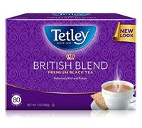 Tetley British Blend - Té negro descafeinado premium, 40 bolsas de té (paquete de 6), certificado Rainforest Alliance