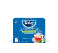 Tetley Classic Blend Decaf Premium Black Tea, Decaffinated Tea, Rainforest Alliance Certified, 72 Tea Bags (Pack of 12)