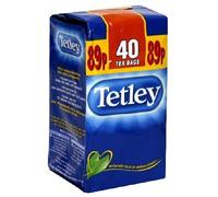 Tetley Teabags 40-Count Unit