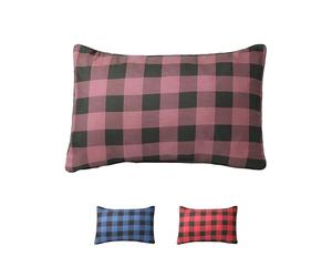 TETON Sports Almohada de Campamento Negra, Promedio, a Cuadros Ciruela