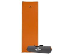 TETON Sports Almohadilla de Dormir Regular; colchoneta para Acampar y mochileros, Naranja, 75 x 24 x 2 Pulgadas (1041A)