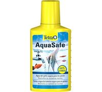 Tetra AquaSafe para Agua de Acuario Natural y Apta para Peces, Neutraliza las Sustancias Nocivas del Agua del Grifo, Botella de 250 ml