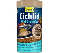Tetra Cichild Mini Granules - Alimento en dos tipos en forma mini gránulos diferentes para cíclidos pequeños, lata de 250 ml