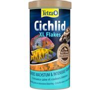 Tetra Cichild XL Flakes - alimento en forma de escamas grandes para todos de cíclidos grandes y otros peces ornamentales de gran tamaño, lata de 1L