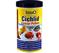 Tetra Cichild Colour Pellets - alimento completo en forma de pellets para todos los cíclidos, lata de 500 ml