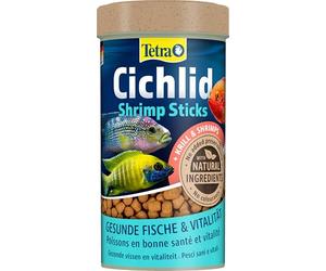 Tetra Cichlid Shrimp Sticks Alimento para cíclidos, 250 ml | Alimento en forma de barritas para cíclidos