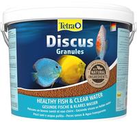 Tetra Discus Granules - alimento en forma de gránulos para todos los peces disco, favorece la salud, el color y el crecimiento, cubo de 10L