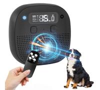 Tetra Dispositivos ultrasónicos para disuadir ladridos de perros, dispositivo antirladridos recargable para perros con sensor y control remoto de 60 pies, tapón de ladridos ajustable para interiores y