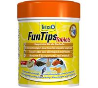 Tetra FunTips Tablets - Comprimidos de alimento Que se adhieren al Cristal del Acuario, para supervisar a los Peces, 165 Comprimidos