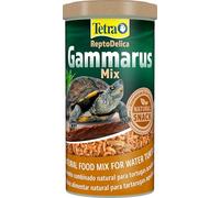 Tetra Gammarus Mix 1 L - Snack natural para tortugas acuáticas, 1 L | Con minerales, fibras y proteínas naturales | Anchoas y gammarus | Proceso de secado delicado