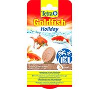 Tetra Goldfish Holiday - Comida de vacaciones para todos los carpines dorados, alimentación saludable para periodos de hasta 14 días, 2 X 12 g bloque de comida