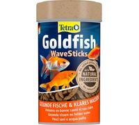 Tetra Goldfish Wave Sticks para carpines dorados, 250 ml | Sticks flotantes con forma ondulada | Peces de agua fría