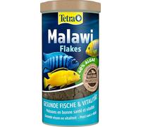 Tetra Malawi Flakes - alimento en forma de escamas para todos los cíclidos herbívoros, lata de 1L