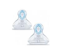 Tetra Medical Nuk Tetin Silicona Tetin Tamaño 1 Perforación L 2 piezas