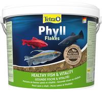 Tetra Phyll Flakes - alimento con ingredientes vegetales en forma de escamas para todos los peces ornamentales, el cubo de 10 L