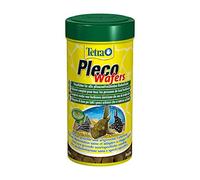 Tetra Pleco Veggie Wafers - Alimento para los peces de fondo herbívoros, con calabacín rico en minerales para mejorar la vitalidad, lata de 250 ml