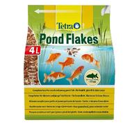 TETRA POND FLAKES, Alimento en Escamas para Peces de Estanque, 4 L