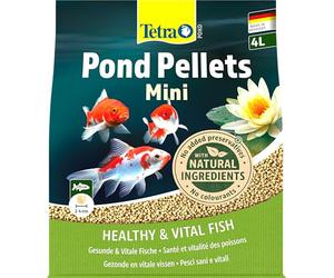 Tetra Pond Pellets Alimento para peces de estanque, 4 L | Pellets flotantes | Alimentación diaria