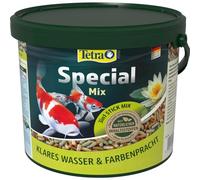 Tetra Pond Special Mix - Mezcla de alimento para Peces para Todos los Peces de Estanque Compuesto por Tres Palos Diferentes, para un Crecimiento Saludable y un Sistema inmunológico Reforzado, Cubo de