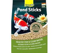 Tetra Pond Sticks Alimento para peces de estanque, 15 L | Para peces sanos | Agua clara en el estanque del jardín