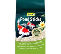Tetra Pond Sticks, Alimento para peces de estanque, para peces sanos y agua clara en el estanque del jardín, bolsa de 40 L