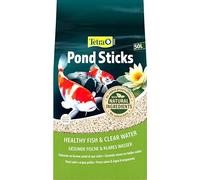 Tetra Pond Sticks, Alimento para peces de estanque, para peces sanos y agua clara en el estanque del jardín, bolsa de 50 L