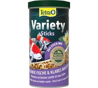 Tetra Pond Variety Sticks Mezcla de alimentos para peces, 1 L