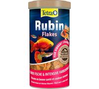 Tetra Rubin Flakes - alimento en forma de escamas con potenciadores de color naturales, promueve un brillo intenso del color de los peces, cubo de 10 L